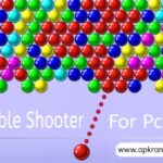 Bubble Shooter for PC featuring a colorful arcade puzzle game.