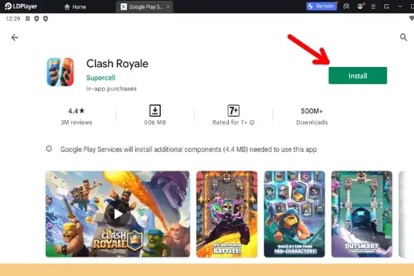 Clash Royale for PC free download