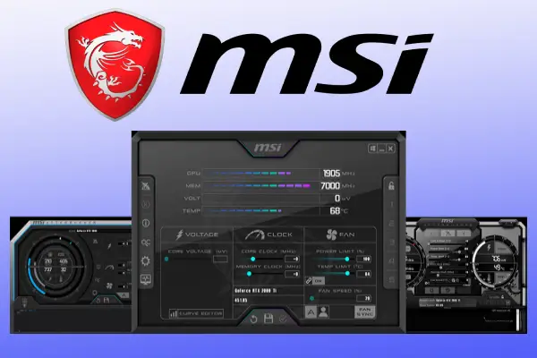 MSI Afterburner App for PC