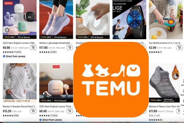 Temu shopping app for PC