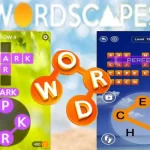 Wordscapes for PC featuring a challenging word puzzle